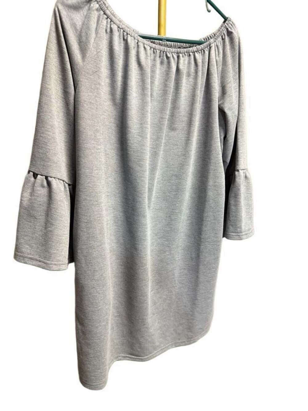 137 L&B Lucky & Blessed  Top Black Long Balloon Sleeve Western Size XL